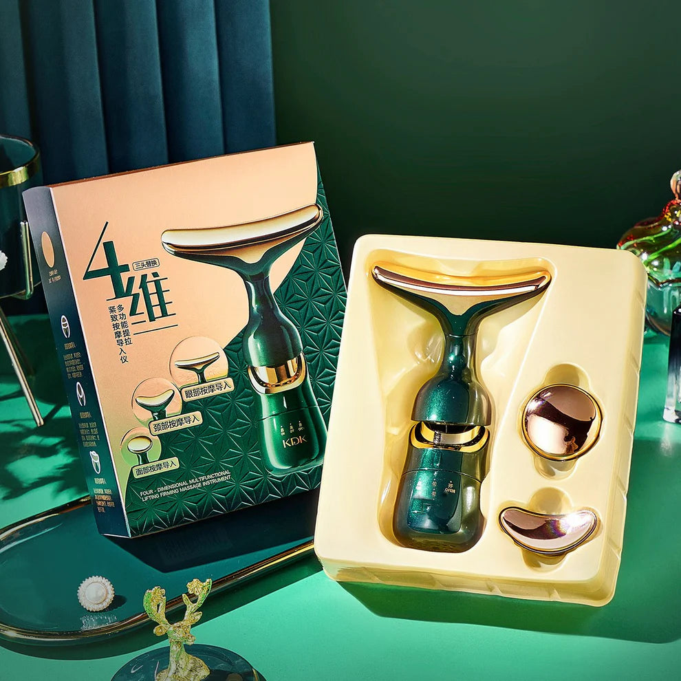 Massaggiatore Facciale a Ultrasuoni 4 in 1