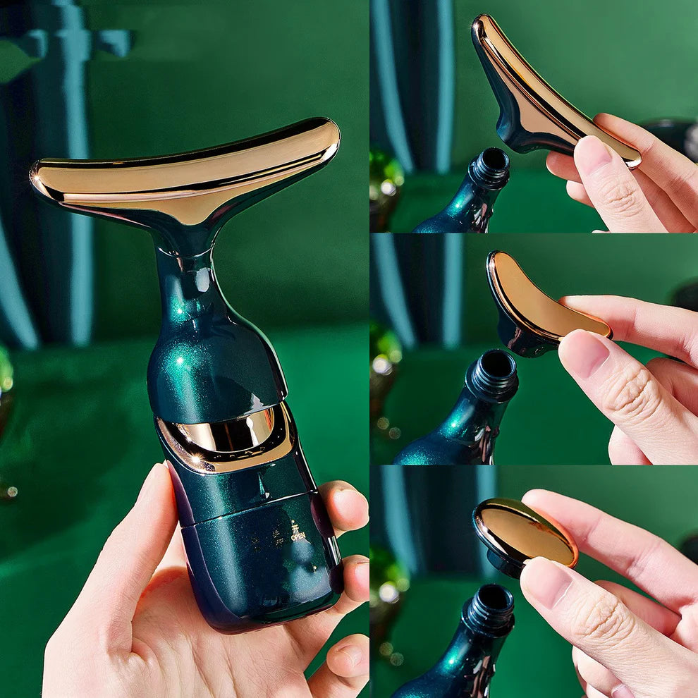 Massaggiatore Facciale a Ultrasuoni 4 in 1